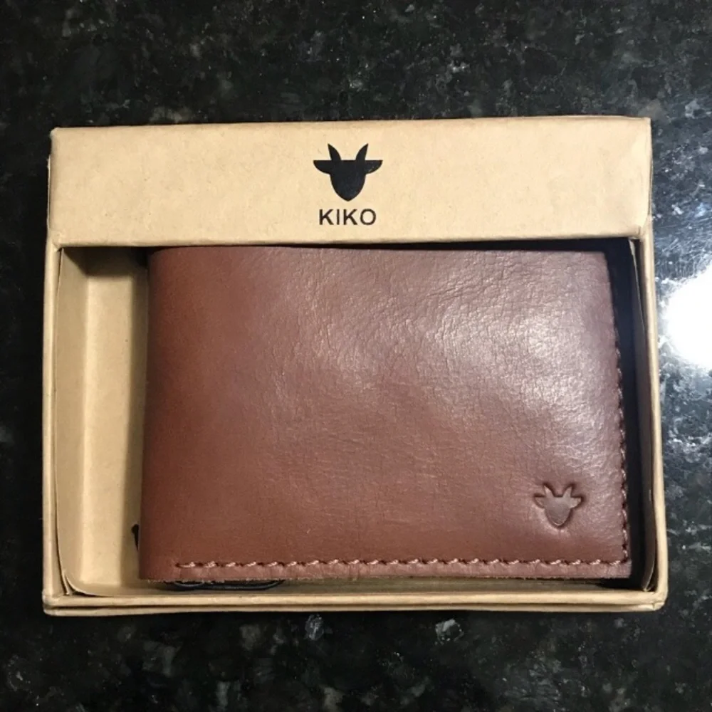 Kiko Handcrafted Leather Wallet Brown leather